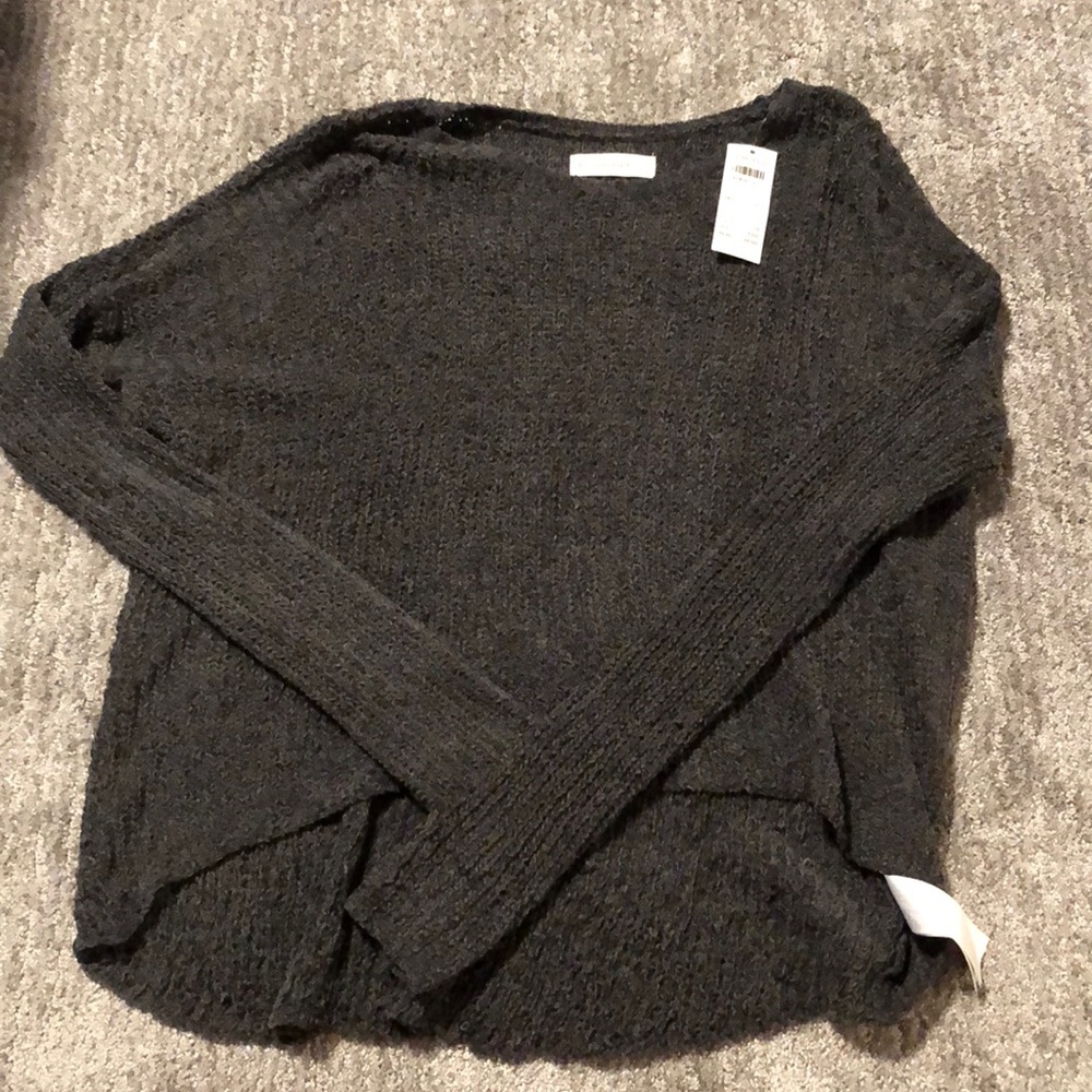 Gray sweater